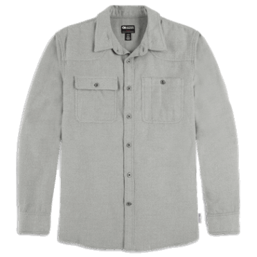 Outdoor Research Heren Feedback Flanellen Overhemd Pewter