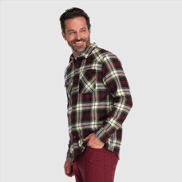 Outdoor Research Heren Feedback Flanellen Overhemd Kalamata Plaid