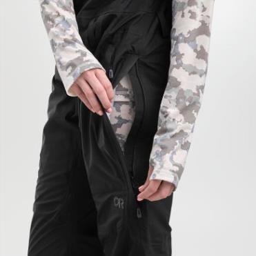 Outdoor Research Hardmetalen Slabbetjes Voor Dames, Effen Zwart