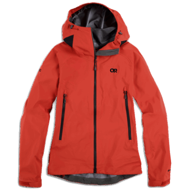 Outdoor Research Aartsengel Gore-tex® Damesjack Cranberry/zwart