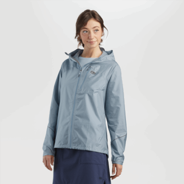 Outdoor Research Helium Regenjack Voor Dames Arctic