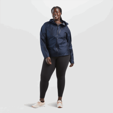 Outdoor Research Helium Regenjack Voor Dames Marineblauw