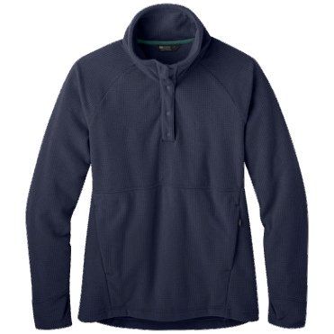 Outdoor Research Dames Trailmix Snap Pullover Marineblauw