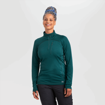 Outdoor Research Vigor Quarter Zip Treeline Voor Dames