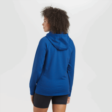 Outdoor Research Emersion Fleece Hoodie Voor Dames Classic Blue Heather