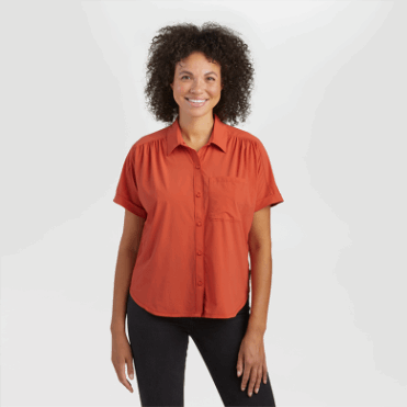 Outdoor Research Astroman S/s Zonneshirt Voor Dames Moab