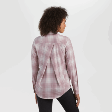 Outdoor Research Dames Astroman L/s Zonnehemd Moth Plaid