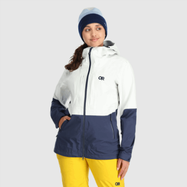 Outdoor Research Hardmetalen Jas Voor Dames Plus Snow/naval Blue