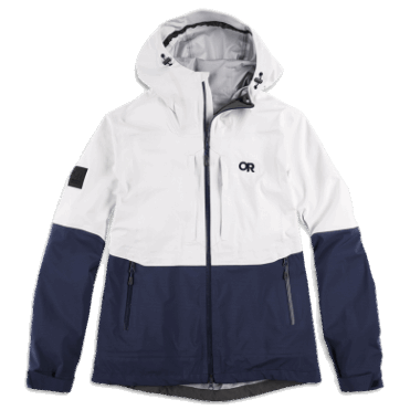 Outdoor Research Hardmetalen Jas Voor Dames Plus Snow/naval Blue
