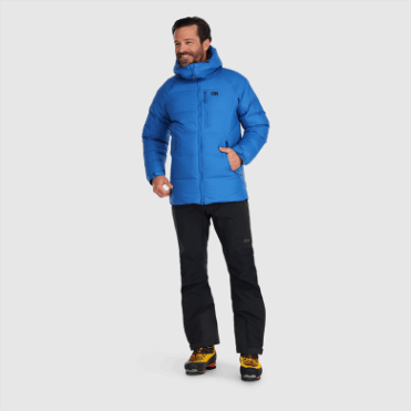 Outdoor Research Super Alpine Donsparka Voor Heren Klassiek Blauw