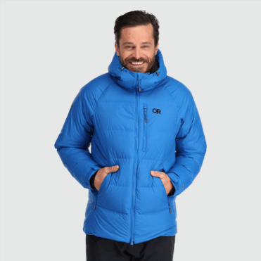 Outdoor Research Super Alpine Donsparka Voor Heren Klassiek Blauw