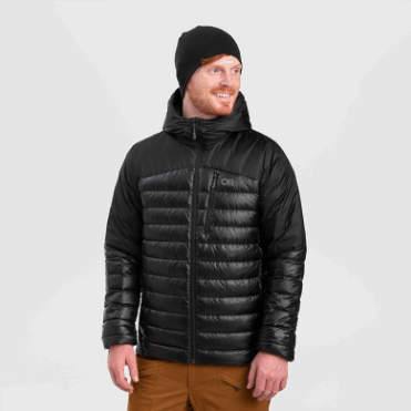 Outdoor Research Heren Hoodie Met Heliumdons Zwart