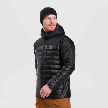 Outdoor Research Heren Hoodie Met Heliumdons Zwart