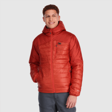 Outdoor Research Cranberry Herenhoodie Met Heliumdons