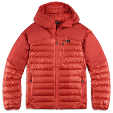 Outdoor Research Cranberry Herenhoodie Met Heliumdons