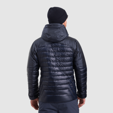Outdoor Research Heren Hoodie Met Heliumdons Marineblauw