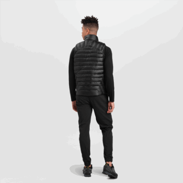 Outdoor Research Heren Helium Donsvest Zwart