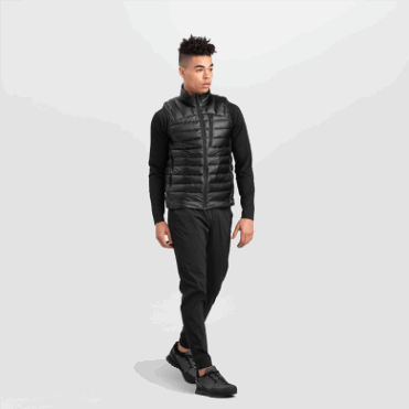 Outdoor Research Heren Helium Donsvest Zwart