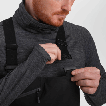 Outdoor Research Hardmetalen Slabbetjes Voor Heren, Effen Zwart