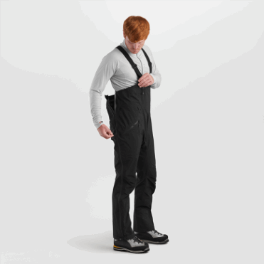 Outdoor Research Aartsengel Gore-tex® Slabbetjes Voor Heren Zwart