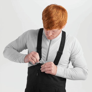 Outdoor Research Aartsengel Gore-tex® Slabbetjes Voor Heren Zwart