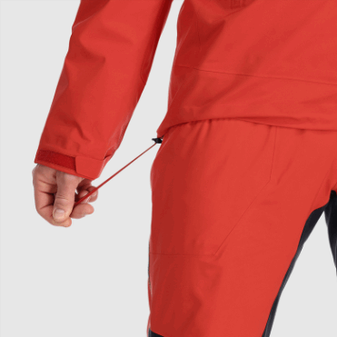 Outdoor Research Aartsengel Gore-tex® Jack Voor Heren Cranberry/zwart