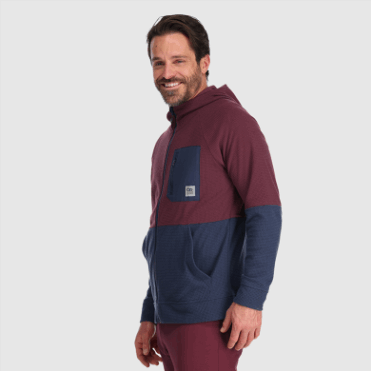 Outdoor Research Heren Trailmix Hoodie Kalamata/marineblauw