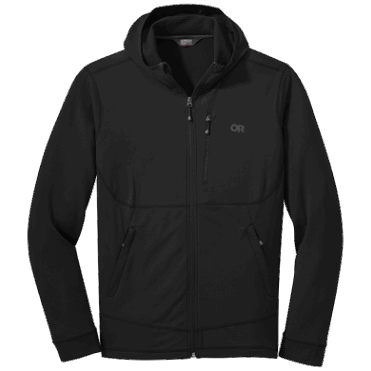 Outdoor Research Vigor Herenhoodie Met Volledige Rits Zwart