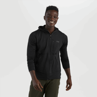 Outdoor Research Vigor Herenhoodie Met Volledige Rits Zwart