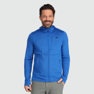 Outdoor Research Vigor Herenhoodie Met Volledige Rits Klassiek Blauw