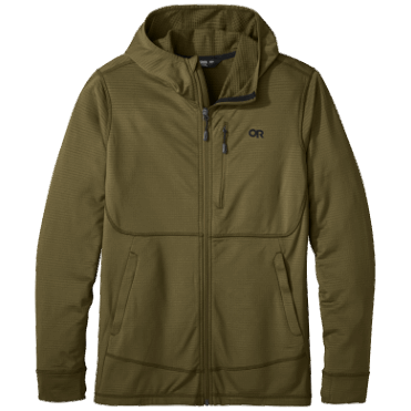 Outdoor Research Vigor Herenhoodie Met Volledige Rits Loden