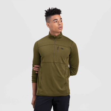 Outdoor Research Vigor Quarter Zip Loden Voor Heren