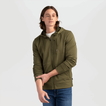 Outdoor Research Emersion Fleece Herenhoodie Loden Heather
