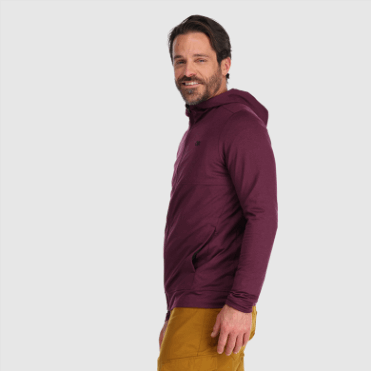 Outdoor Research Heren Bariton Hoodie Met Volledige Rits Kalamata Heather