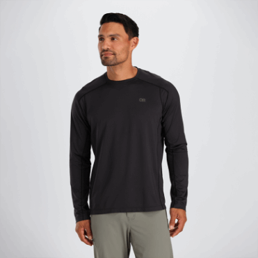 Outdoor Research Heren Argon L/s Tee Zwart