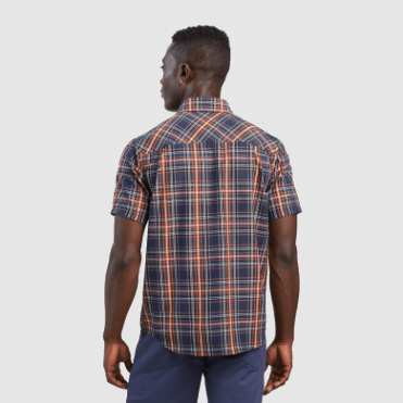 Outdoor Research Heren Seapine S/s Overhemd Marineblauw