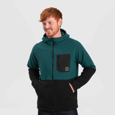 Outdoor Research Heren Trailmix Hoodie Treeline/zwart