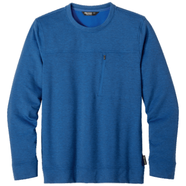 Outdoor Research Heren Emersion Fleece Crew Classic Blue Heather