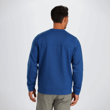 Outdoor Research Heren Emersion Fleece Crew Classic Blue Heather