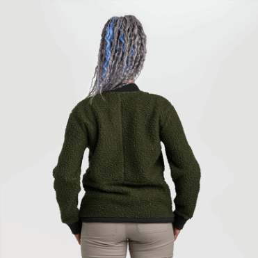 Outdoor Research Juneau Sherpa Fleece Damesjack Loden