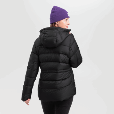 Outdoor Research Coldfront Dons Hoodie Zwart Voor Dames