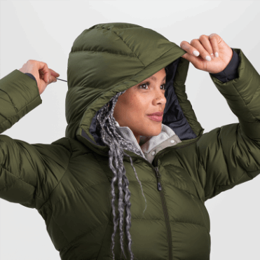 Outdoor Research Coldfront-donshoodie Voor Dames Loden
