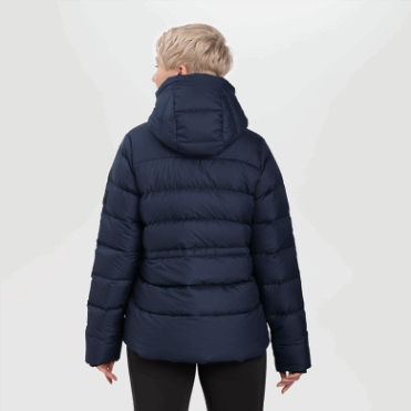 Outdoor Research Coldfront Donshoodie Marineblauw Voor Dames