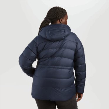Outdoor Research Coldfront Donshoodie Marineblauw Voor Dames