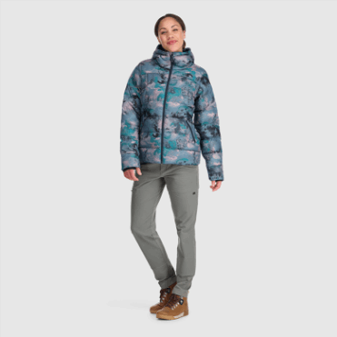 Outdoor Research Coldfront-donshoodie Voor Dames Nimbus Aquarel