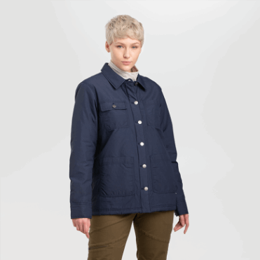 Outdoor Research Gevoerd Karwei Jack Marineblauw Voor Dames