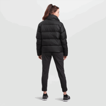 Outdoor Research Dames Coldfront Donsjack Zwart