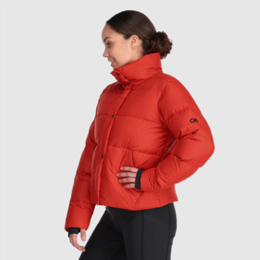 Outdoor Research Coldfront Donsjack Voor Dames Cranberry