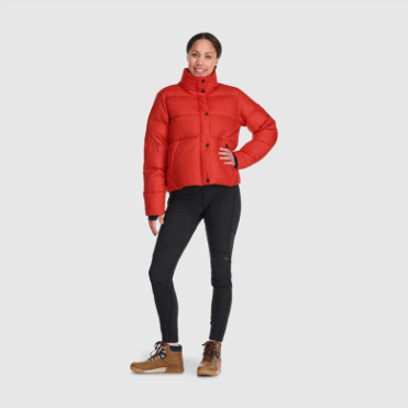 Outdoor Research Coldfront Donsjack Voor Dames Cranberry