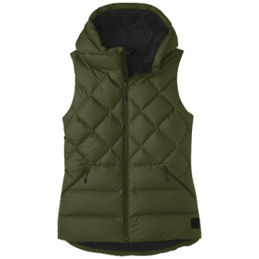 Outdoor Research Coldfront Donsvest Met Capuchon Voor Dames Loden